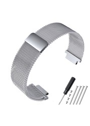 Men's Stainless Steel Watch Strap TIMEX T2N720 T2N721 TW2R55500 T2N721 Watch Strap 24*16mm Lug End Silver Black Bracelet Band