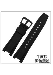 Leather Strap for Casio GST-S100g/S110/S130l/W100G/W110/210B/400G/410/B100/W300 Wristband Accessories 26x14mm