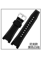 Leather Strap for Casio GST-S100g/S110/S130l/W100G/W110/210B/400G/410/B100/W300 Wristband Accessories 26x14mm