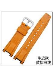 Leather Strap for Casio GST-S100g/S110/S130l/W100G/W110/210B/400G/410/B100/W300 Wristband Accessories 26x14mm