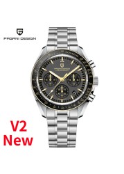 PAGANI DESIGN 2022 Men's Watches New Luxury Quartz Watch Men Speed ​​Automatic Date Chronograph Sapphire Mirror Wristwatch