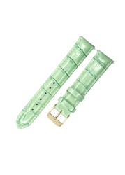12mm 14mm 16mm 18mm 20mm leather watch band pink olive ivory green watchband genuine leather strap gold stainless steel buckle