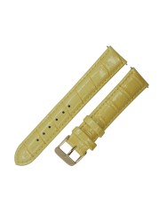 12mm 14mm 16mm 18mm 20mm leather watch band pink olive ivory green watchband genuine leather strap gold stainless steel buckle