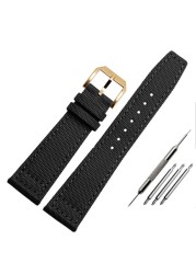 Nylon watch strap for IWC series, portuguese, pilot, 20mm, 21mm, 22mm, canvas, black, blue and green