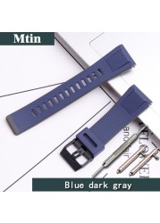 Resin Rubber Strap Men Pin Buckle Watch Accessories For Casio GA2000 Prg-650 PRW-6600 Wristband Sport 24mm Watches