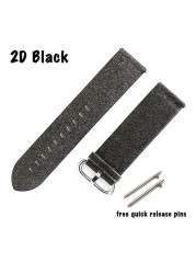 Samsung Galaxy Watch 42mm Smart Watch Strap Leather Strap For Galaxy Watch Active 2 Bling Replacement Glitter Watchband Bracelet