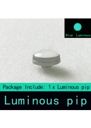 Luminous point at 12 bezel inserts for Seiko lume pip watch parts