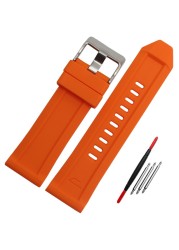 Silicone Rubber Bracelet Watch Band 26mm For Diesel DZ4496 DZ4427 DZ4487 DZ4323 DZ4318 DZ4305 Watchband Man Watches Strap