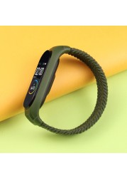 Elastic Cotton Strap for Xiaomi Mi Band 6 5 4 Elastic Cotton Strap for Mi band 3 and Xiaomi Amazfit band 5 and Mi Band 6 Sport