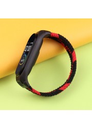 Elastic Cotton Strap for Xiaomi Mi Band 6 5 4 Elastic Cotton Strap for Mi band 3 and Xiaomi Amazfit band 5 and Mi Band 6 Sport