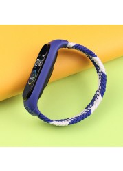 Elastic Cotton Strap for Xiaomi Mi Band 6 5 4 Elastic Cotton Strap for Mi band 3 and Xiaomi Amazfit band 5 and Mi Band 6 Sport