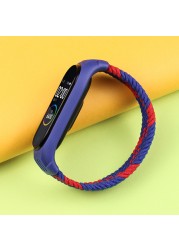 Elastic Cotton Strap for Xiaomi Mi Band 6 5 4 Elastic Cotton Strap for Mi band 3 and Xiaomi Amazfit band 5 and Mi Band 6 Sport