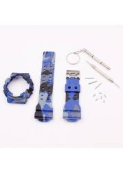 Watch accessories resin strap 16mm for camouflage Casio g-shock GLS GD GA110 GA100 GD120 sports watch for men and women