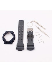 Watch accessories resin strap 16mm for camouflage Casio g-shock GLS GD GA110 GA100 GD120 sports watch for men and women