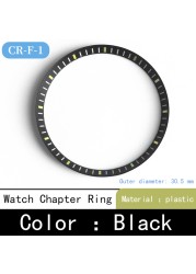 Mod watch chapter ring plastic for Seiko SKX007 SRPD53 for NH35 NH36 movement watch repair tool parts