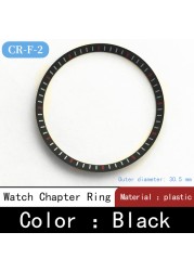 Mod watch chapter ring plastic for Seiko SKX007 SRPD53 for NH35 NH36 movement watch repair tool parts