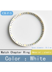 Mod watch chapter ring plastic for Seiko SKX007 SRPD53 for NH35 NH36 movement watch repair tool parts