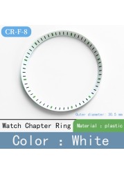 Mod watch chapter ring plastic for Seiko SKX007 SRPD53 for NH35 NH36 movement watch repair tool parts