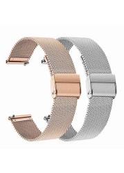 Stainless Steel Strap for Zeblaze GTR Smart Watch Band Metal Bracelet THOR 6/THOR 5 Pro/NEO 3/NEO Bands for Zeblaze GTS/Hybrid