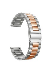 Stainless Steel Strap for Zeblaze GTR Smart Watch Band Metal Bracelet THOR 6/THOR 5 Pro/NEO 3/NEO Bands for Zeblaze GTS/Hybrid