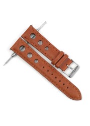 Genuine leather watch straps for men, high quality genuine leather watch accessories, 18mm, 20mm, 22mm, 24mm, black and brown