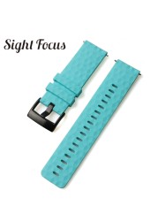 24mm Quick Release Watch Bands for Suunto 7 Spartan Sports Camouflage Silicone Watch Strap, Suunto 9, Traverse, D5 Diving Watches