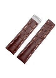 Soft Leather Watch Straps, 20mm, 22mm, 24mm Breitling Watch Strap, Leather, Black, Brown, Blue