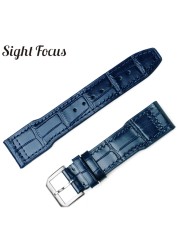 20mm 21mm 22mm Watchband for IWC Pilot Classic, Spitfire, Le Petit Prince Watch Strap Calf Genuine Leather Bracelet Watch Band