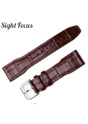 20mm 21mm 22mm Watchband for IWC Pilot Classic, Spitfire, Le Petit Prince Watch Strap Calf Genuine Leather Bracelet Watch Band