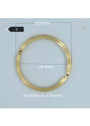 Free Shipping Metal Ring Fit Selection ETA 2836/2824/2892 Miyota 8215/8200 Mingzhu3804 2813 Automatic Movement