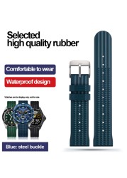 STEELDIVE Automatic Watch Strap 20mm Mechanical Watch Bands 22mm Steel Diving Watch Rubber Strap 20/22mm Fashion Watches Bracelets