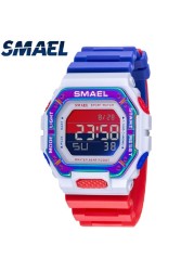 Sports Watches Man SMAEL Brand LED Watch Waterproof Military Digital Square Wristwatches Relogio Masculino Men Digital Watch