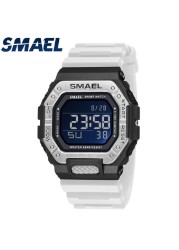 Sports Watches Man SMAEL Brand LED Watch Waterproof Military Digital Square Wristwatches Relogio Masculino Men Digital Watch