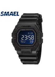 Sports Watches Man SMAEL Brand LED Watch Waterproof Military Digital Square Wristwatches Relogio Masculino Men Digital Watch