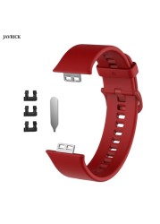 Print Silicone Strap For Huawei Watch Fit Smart Watches Soft Sports Waterproof Wristband Watchband Bracelet Accessories