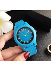 Brand Wrist Watches Fashion Men Women Ladies Girl Couples Crocodile Pattern Quartz Casual Silicone Band Watch LA13