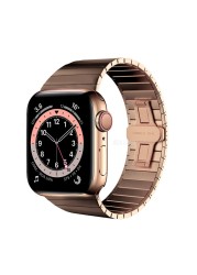 High Quality Stainless Steel Strap for Apple Watch Series 7 Band 41mm 45mm Metal Bracelet Band for iwatch 6 5 4 44mm 40mm Correa