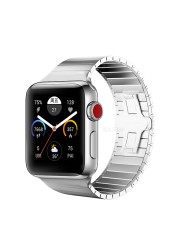 High Quality Stainless Steel Strap for Apple Watch Series 7 Band 41mm 45mm Metal Bracelet Band for iwatch 6 5 4 44mm 40mm Correa