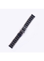 Fashion 20mm Ceramic Strap For Samsung Galaxy Watch 4 44mm 40mm Classic 46mm 42mm Active 2 Smartwatch Strap