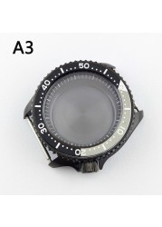 41.5mm NH35 NH36 case, watch accessories, stainless steel plated sapphire glass suitable for NH35 NH36 movement