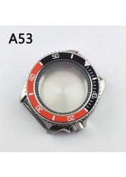 41.5mm NH35 NH36 case, watch accessories, stainless steel plated sapphire glass suitable for NH35 NH36 movement