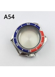 41.5mm NH35 NH36 case, watch accessories, stainless steel plated sapphire glass suitable for NH35 NH36 movement