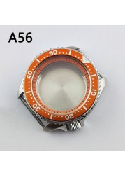 41.5mm NH35 NH36 case, watch accessories, stainless steel plated sapphire glass suitable for NH35 NH36 movement