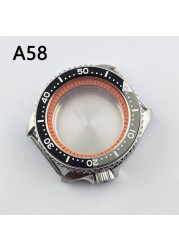 41.5mm NH35 NH36 case, watch accessories, stainless steel plated sapphire glass suitable for NH35 NH36 movement