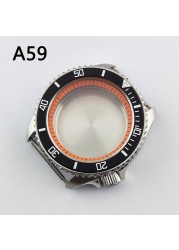 41.5mm NH35 NH36 case, watch accessories, stainless steel plated sapphire glass suitable for NH35 NH36 movement