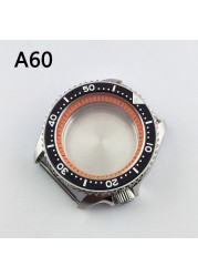 41.5mm NH35 NH36 case, watch accessories, stainless steel plated sapphire glass suitable for NH35 NH36 movement