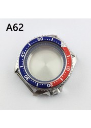 41.5mm NH35 NH36 case, watch accessories, stainless steel plated sapphire glass suitable for NH35 NH36 movement