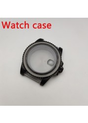 NH35 case 40mm sterile watch case add ceramic bezel fit NH35 movement NH36