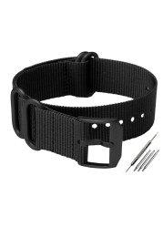 Nylon watch strap 22mm 23mm watch band waterproof sport for Luminox watchbands NATO black strap fashion bracelet for men strap