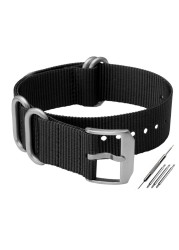 Nylon watch strap 22mm 23mm watch band waterproof sport for Luminox watchbands NATO black strap fashion bracelet for men strap